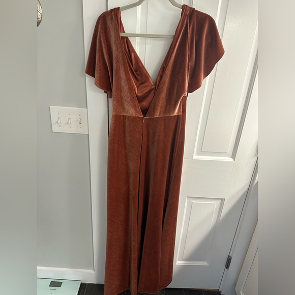 BHLDN Jenny Yoo Bridesmaid Dress in English Rose - Picture 2 of 4